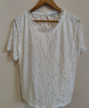 Fashion Private Company White Lace Blouse