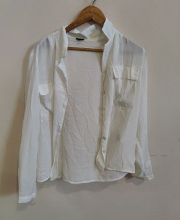 White Button-Down Shirt