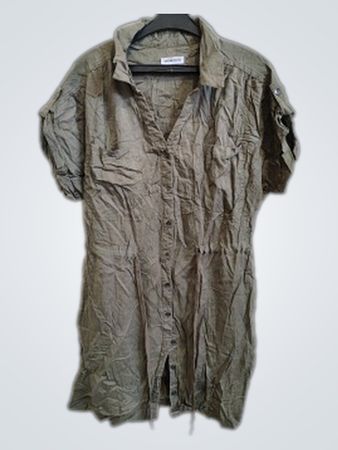 Cache Cache Khaki Button-Down Shirt