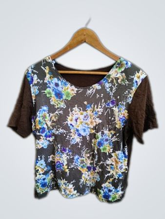 TEO HOLGUIN Floral Blouse