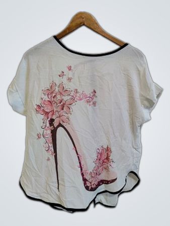 White Graphic T-Shirt