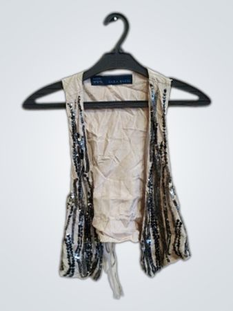 Zara Basic Sequin Vest