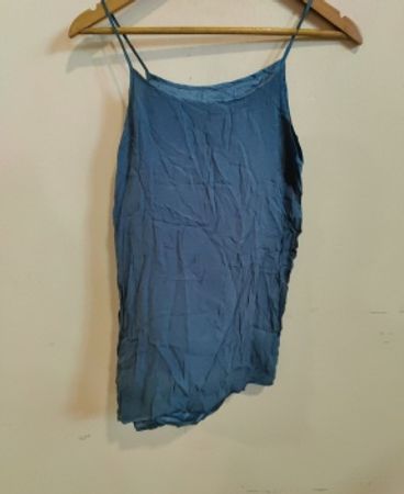 apuntob Blue Spaghetti Strap Dress