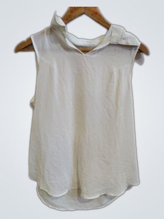 White Sleeveless Top