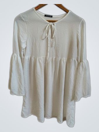 White Blouse with Ruffles