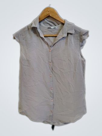 Calliope Gray Short Sleeve Shirt