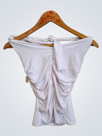 White Halter Top