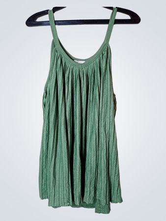 Esprit Green Pleated Cami Top