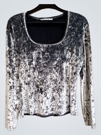 ZOSAY Collection Langarm Samt Oberteil