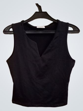 Pimkie Schwarzes kurzes Tanktop