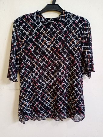 s.Oliver bedrucktes Mesh-Top