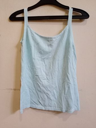 JUST WOMAN Light Blue Tank Top