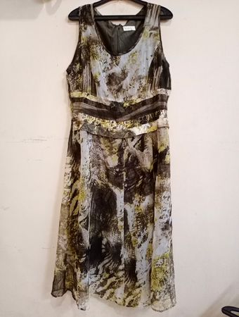 BONITA Ärmelloses Kleid mit abstraktem Druck