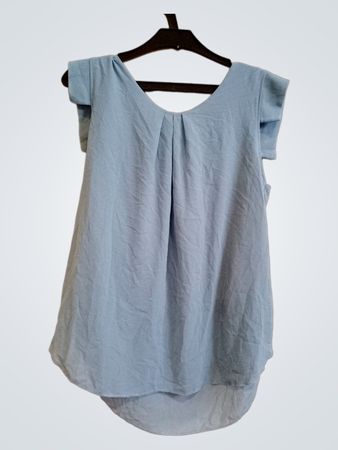 JK MODA Blauer Ärmelloser Oberteil