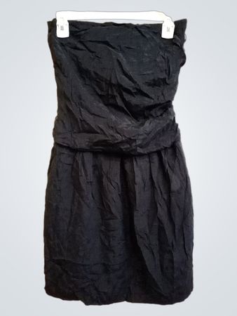JAGAZZ Schwarzes trägerloses Kleid