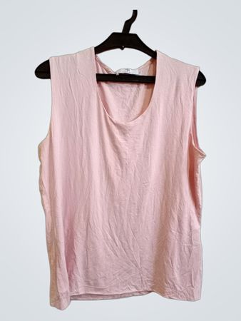 PETER HAHN Pink Ärmeloses Top