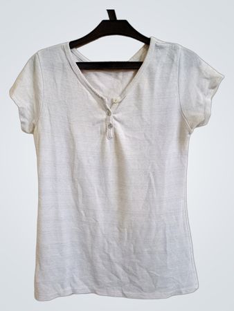 Unbranded Kurzarm-Henley-Top