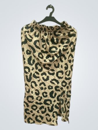 Heartbreak Leopard Print Midi Skirt