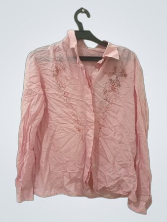 Gucci Mario Pink gesticktes Button-Up-Shirt