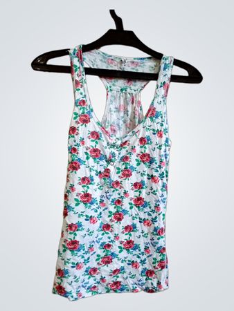 FISHBONE Floral Racerback Tank Top