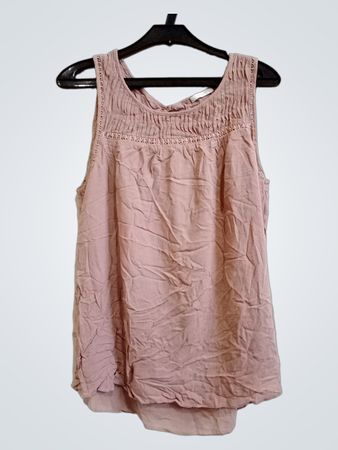 OPUS Ärmelloses Pinkes Top