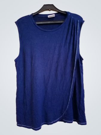 MAMALICIOUS Marineblau Ärmelloses T-Shirt