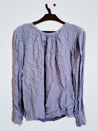 Elisabetta Franchi Made in Italy Blau Langarmoberteil