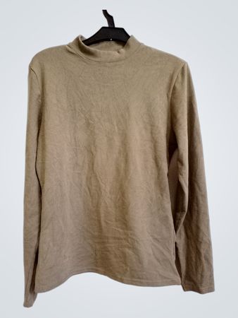 Langarm-T-Shirt mit stehendem Kragen