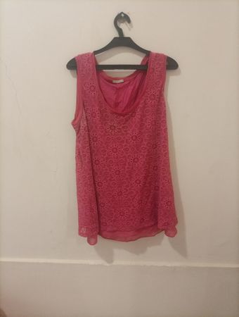 Intimissimi Pink Lace Tank Top