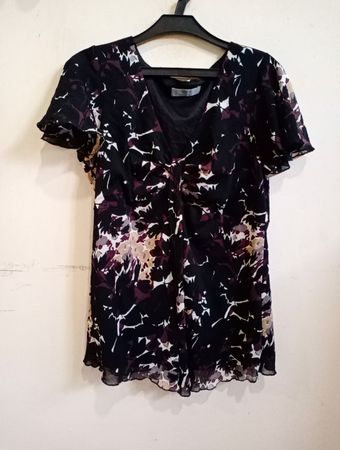 Marks & Spencer Floral Print Short Sleeve Top