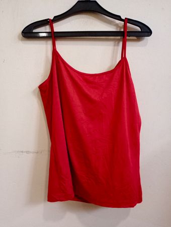 Yessica Red Spaghetti Strap Tank Top