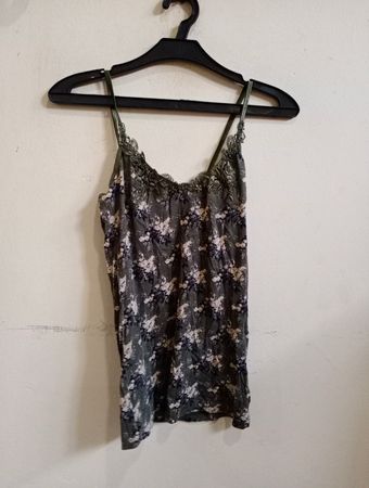 Vero Moda Floral Lace Trim Cami Top