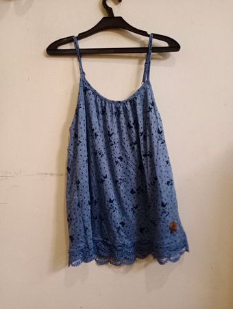 Gna dream live it sle it blue tank top