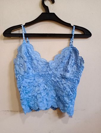 AMISU Blue Lace Cami Top
