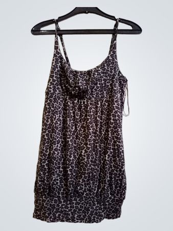 Blind Date Freizeit-Leopardenmuster-Top