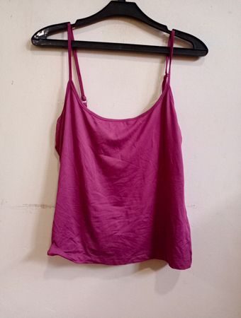Comma lila Spaghetti-Träger Tanktop Größe 36