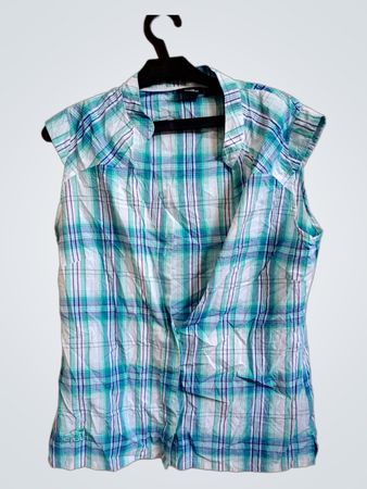 Eider Plaid Ärmelloses Hemd mit Knopfleiste