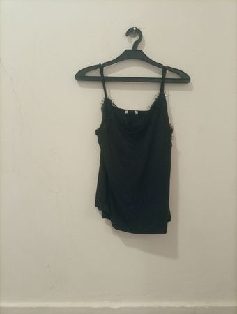 Amisu Cami Top Schwarz