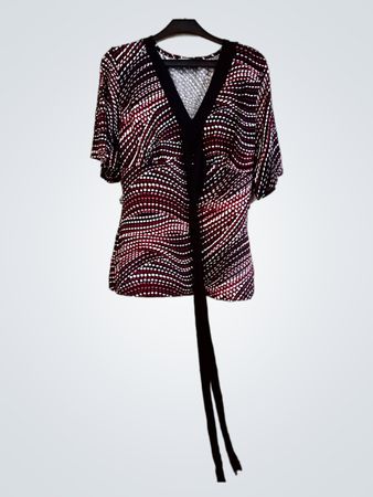 Marks & Spencer Bedrucktes V-Ausschnitt Top