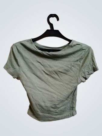 FSBN SISTER Kurzarm Ripp-Crop-Top