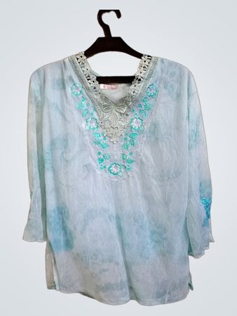 CRYSTAL bestickte Tunika