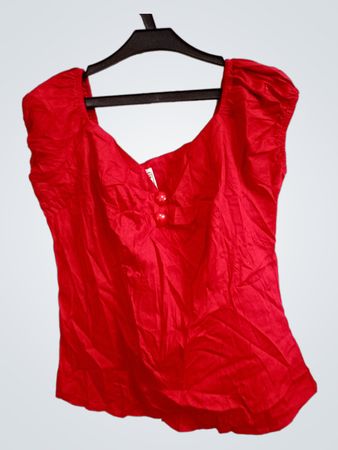 Collectif London Roter Top XXL UK 18