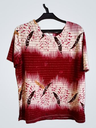 Damen T-Shirt mit Druck und kurzen Ärmeln