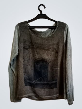 Everis Jeans Graphic Langarmshirt