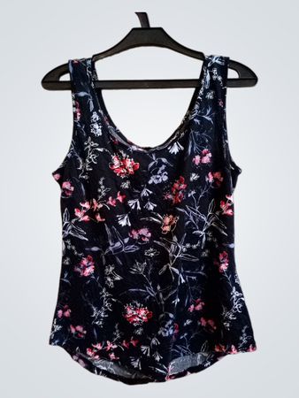 Blumenmuster Tanktop