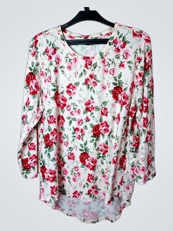 Janina Floral Print Langarmtop