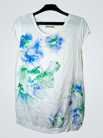 Orsay Weißes Floralprint-Tunikatop