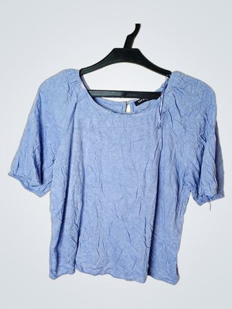 Orsay Blaues Rundhalskurzarmoberteil