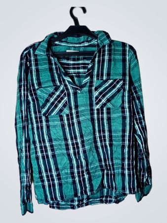 Cache Cache Plaid Langarmhemd