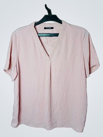 Orsay Pink V-Ausschnitt Kurzarmbluse